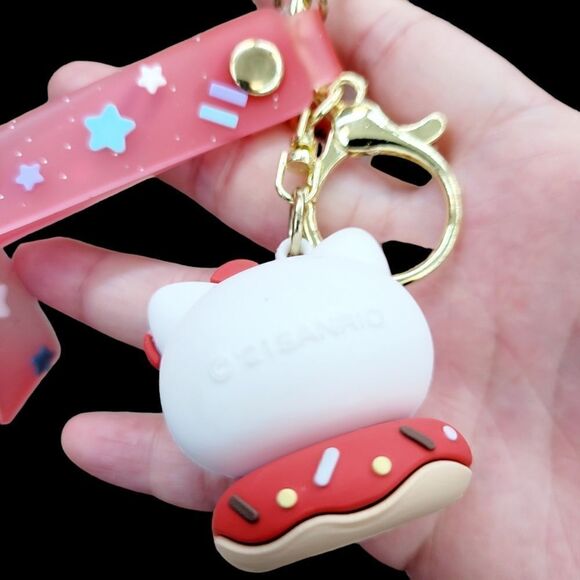 Brand New Sanrio Hello Kitty Donut Keychain - Picture 4 of 5